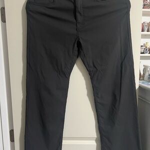 Prana Dark Gray Slim Fit Trousers
